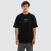 Nena and Pasadena Hybrid Box Fit Tee Anthracite Black