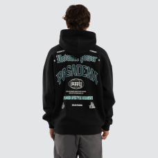 Nena and Pasadena Mercy Box Fit Hoodie Anthracite Black
