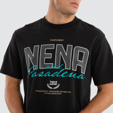 Nena and Pasadena Motion Classic Tee Anthracite Black 