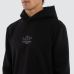 Nena and Pasadena Peak Dual Curved Hoodie Jet Black