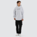 Nena and Pasadena Podium Dual Curved Hoodie Grey Marle
