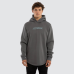 Nena and Pasadena Public Dual Curved Hoodie Charcoal/Asphalt