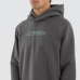 Nena and Pasadena Public Dual Curved Hoodie Charcoal/Asphalt