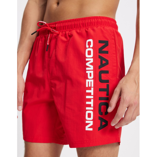 Nautica Competition Ramses 6" Swim Short Red