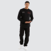 Nena and Pasadena Distance Dual Curved Sweater Jet Black