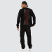 Nena and Pasadena Distance Dual Curved Sweater Jet Black
