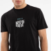 Nena and Pasadena Stronger Dual Curved Tee Jet Black