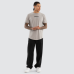 Nena and Pasadena Veered Dual Curved Tee Pigment Paloma