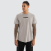 Nena and Pasadena Veered Dual Curved Tee Pigment Paloma