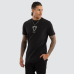Nena and Pasadena Wave Dual Curved Tee Jet Black