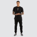 Nena and Pasadena Wave Dual Curved Tee Jet Black