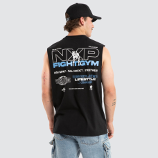 Nena and Pasadena Script Relaxed Muscle Jet Black