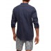 Industrie Tennyson Linen L/S Over Dyed Navy