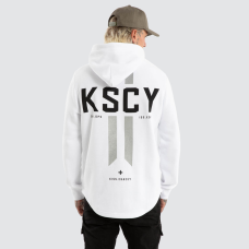 Kiss Chacey Omega Dual Curved Hoodie Optical White