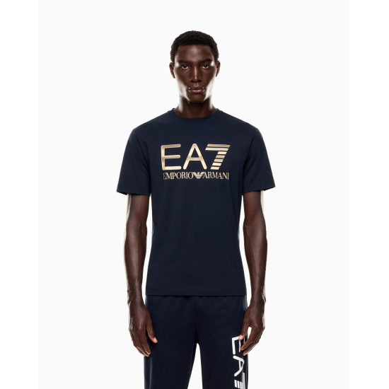 EA7 Emporio Armani Oversized Logo Tee Navy