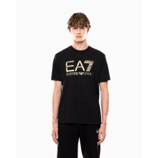 EA7 Emporio Armani Oversized Logo Tee Black