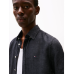 Tommy Hilfiger Pigment Dyed Linen R/F S/S Shirt Black