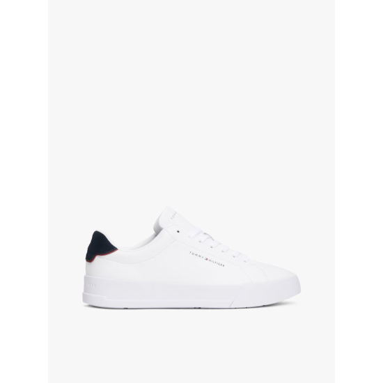Tommy Hilfiger Court Leather Sneakers White/Desert Sky