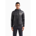 EA7 Emporio Armani Packable Hooded Core Identity Puffer Jacket Black/Gold