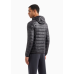 EA7 Emporio Armani Packable Hooded Core Identity Puffer Jacket Black/Gold