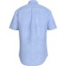 Tommy Hilfiger Pigment Dyed Linen R/F Shirt Vessel Blue