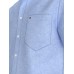 Tommy Hilfiger Pigment Dyed Linen R/F Shirt Vessel Blue