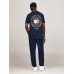 Tommy Jeans Reg Prep Explorer Luxe Tee Dark Navy