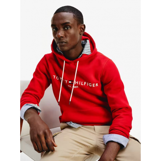 Tommy Hilfiger Core Logo Hoody Primary Red 