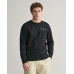 Gant Printed Graphic Crewneck Sweater Black