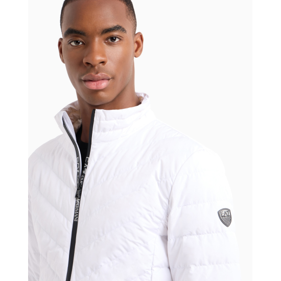 EA7 Emporio Armani Premium Shield Packable Down Jacket White