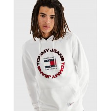 Tommy Jeans Reg Athletic Hoodie White