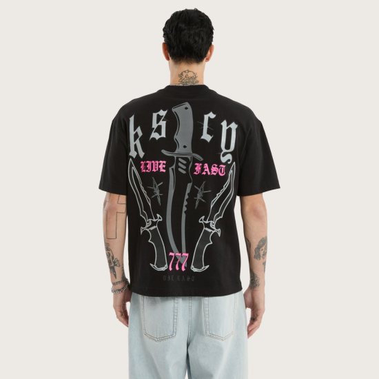 Kiss Chacey Rambo Street Tee Jet Black