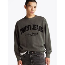 Tommy Jeans RLX Vintage Varsity Crew Black