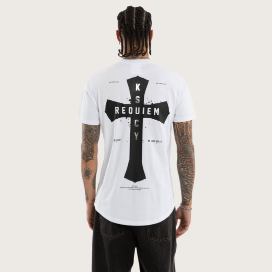 Kiss Chacey Requiem Dual Curved Tee Optic White