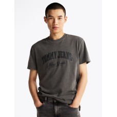 Tommy Jeans Reg Vintage Varsity Tee Black