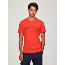 Tommy Jeans Reg Vintage Varsity Tee Red Hot