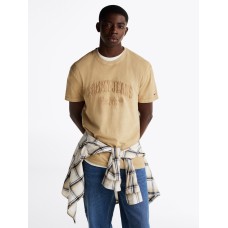 Tommy Jeans Reg Vintage Varsity Tee Relic Tan