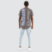 Nena and Pasadena Riot Dual Curved Tee Charcoal