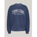 Tommy Jeans Relaxed Varsity Crew Neck Sweater Dark Night Navy WMNS
