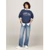 Tommy Jeans Relaxed Varsity Crew Neck Sweater Dark Night Navy WMNS