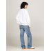 Tommy Jeans Relaxed Varsity Crew Neck Sweater White WMNS