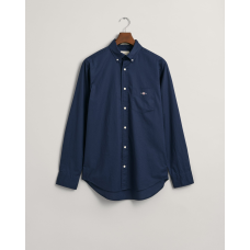 Gant Regular Fit Poplin Shirt Marine