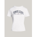 Tommy Jeans Reg Varsity Tee White Wmn