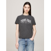 Tommy Jeans Reg Varsity Tee Black Wmn