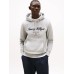 Tommy Hilfiger Script Logo Hoody Lt Grey 