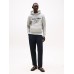 Tommy Hilfiger Script Logo Hoody Lt Grey 