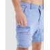 Kiss Chacey Salem Cargo Short Crystal Blue