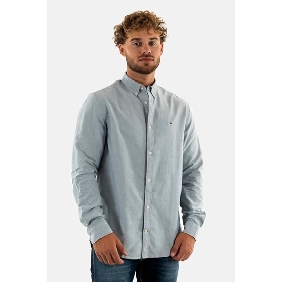 Tommy Jeans Slim Stretch Oxford Shirt Deep Seawater