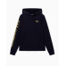 EA7 Emporio Armani Cotton Blend Logo Series Hood Black/Gold