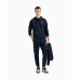 EA7 Emporio Armani Cotton Blend Logo Series Hood Navy/White